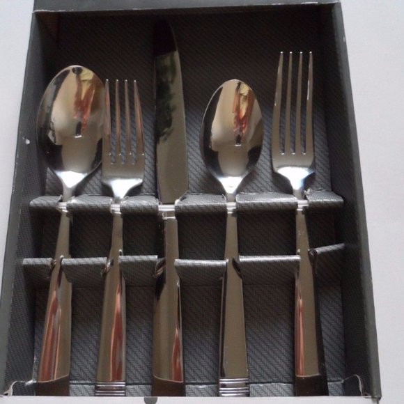 Cambridge Dining Cambridge Izon 5 Pc Stainless Steel Flatware Set